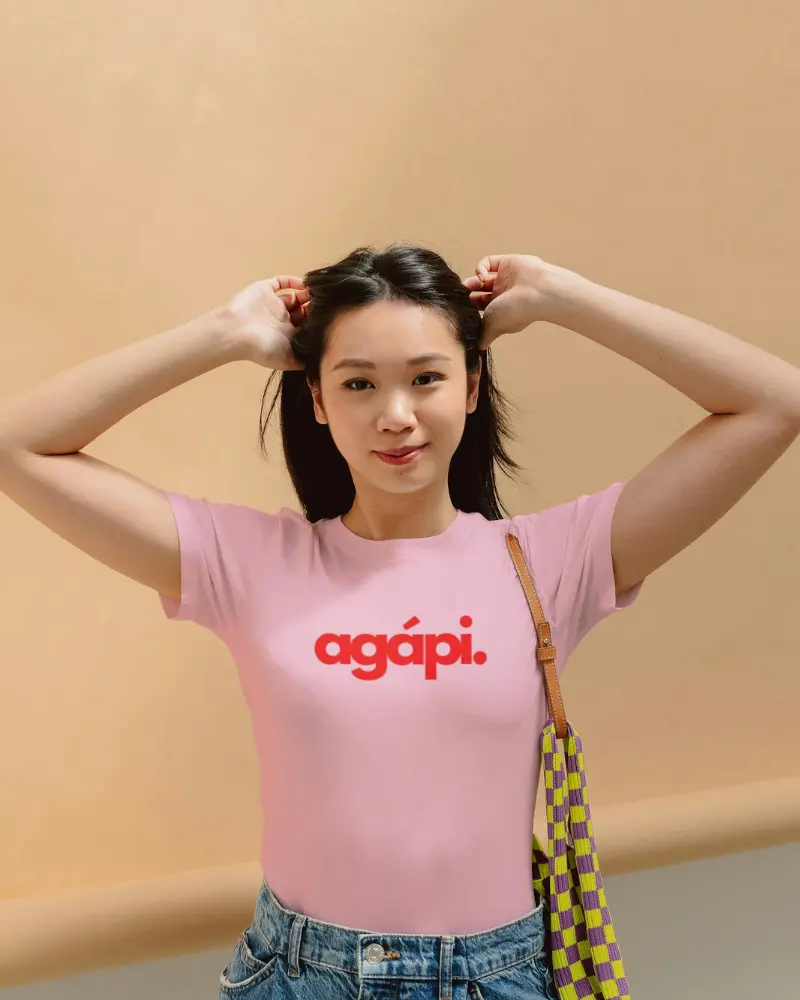 agápi. tailored t-shirt - Image 4