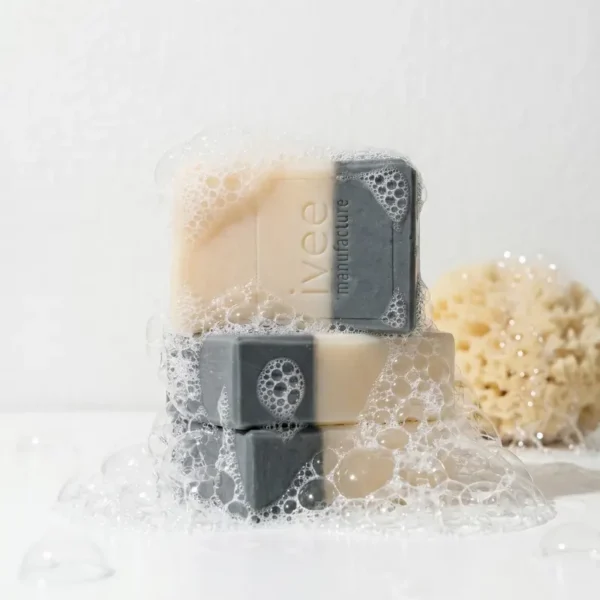 minimal blue soap