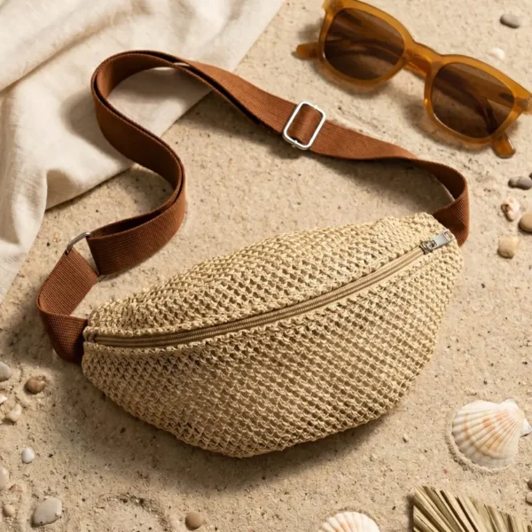 kalokéri. woven bum bag