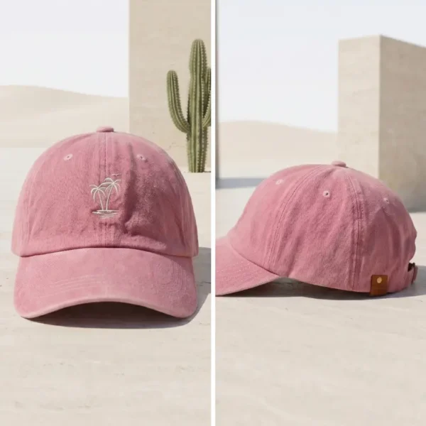 foínikas. pink cap
