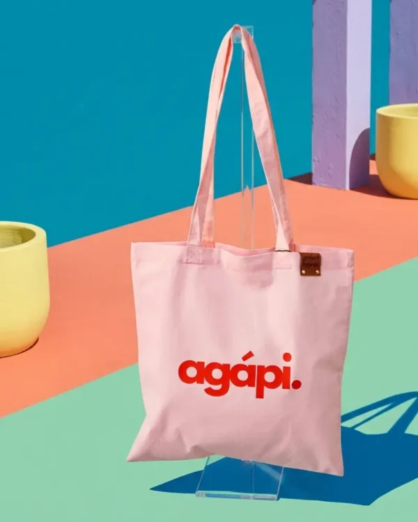 agápi. tote bag