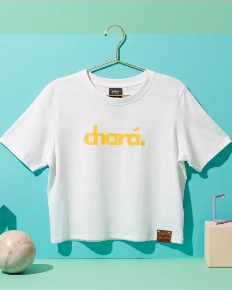 chará. crop top