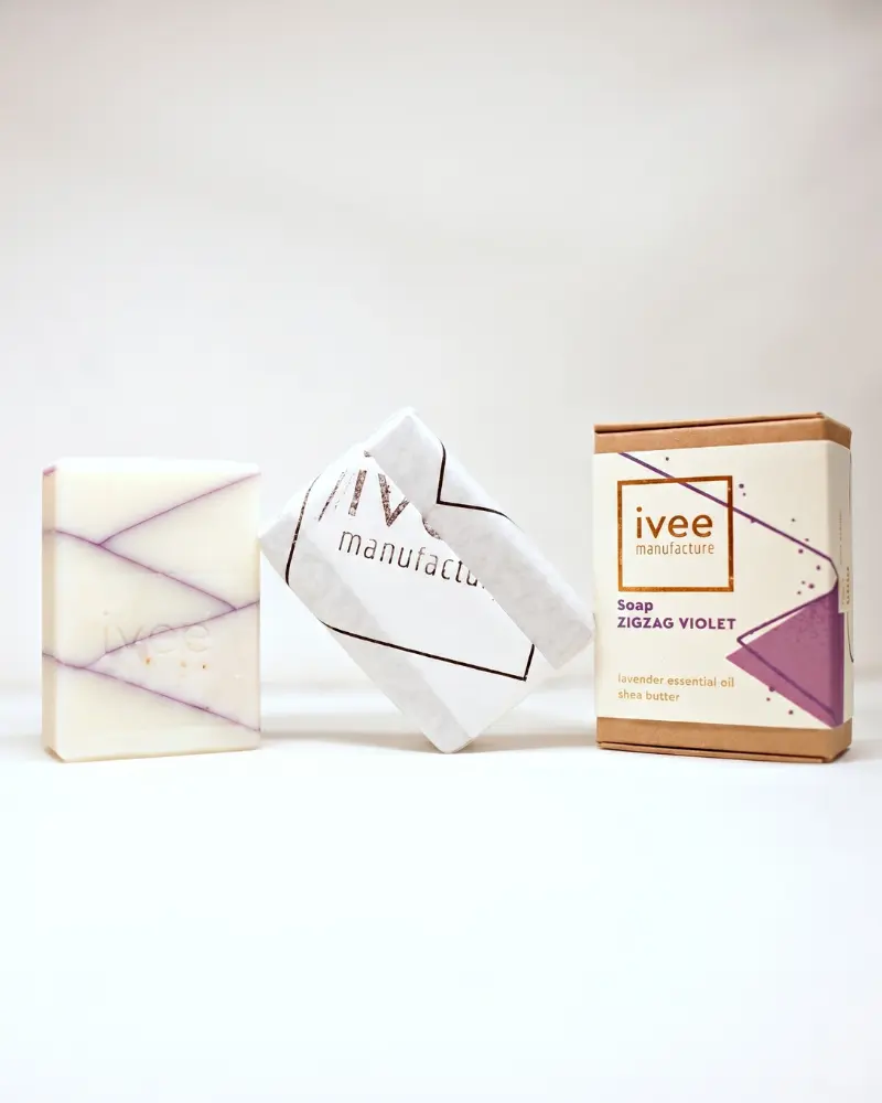 zigzag violet soap - Image 2